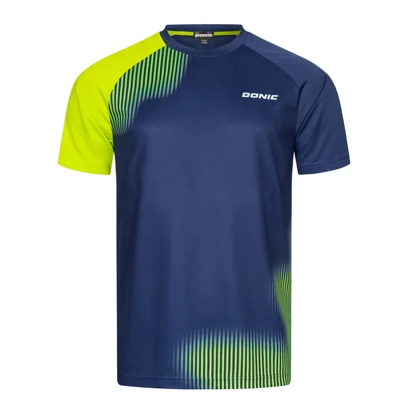 Table Tennis Xu Xin - Men Table Tennis T-Shirt Undercurrent Pattern
