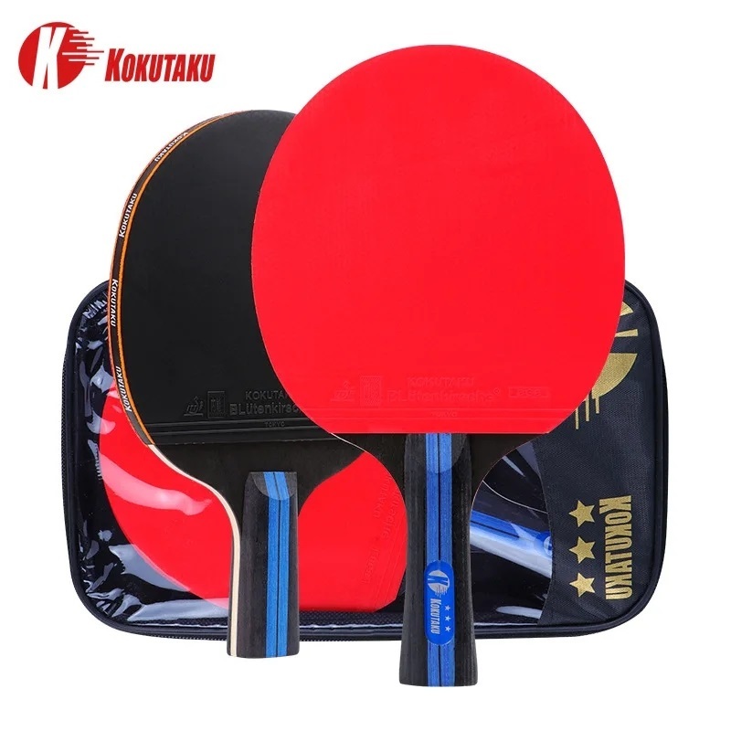 Table Tennis Match - KOKUTAKU 3 Star Ping Pong Rackets