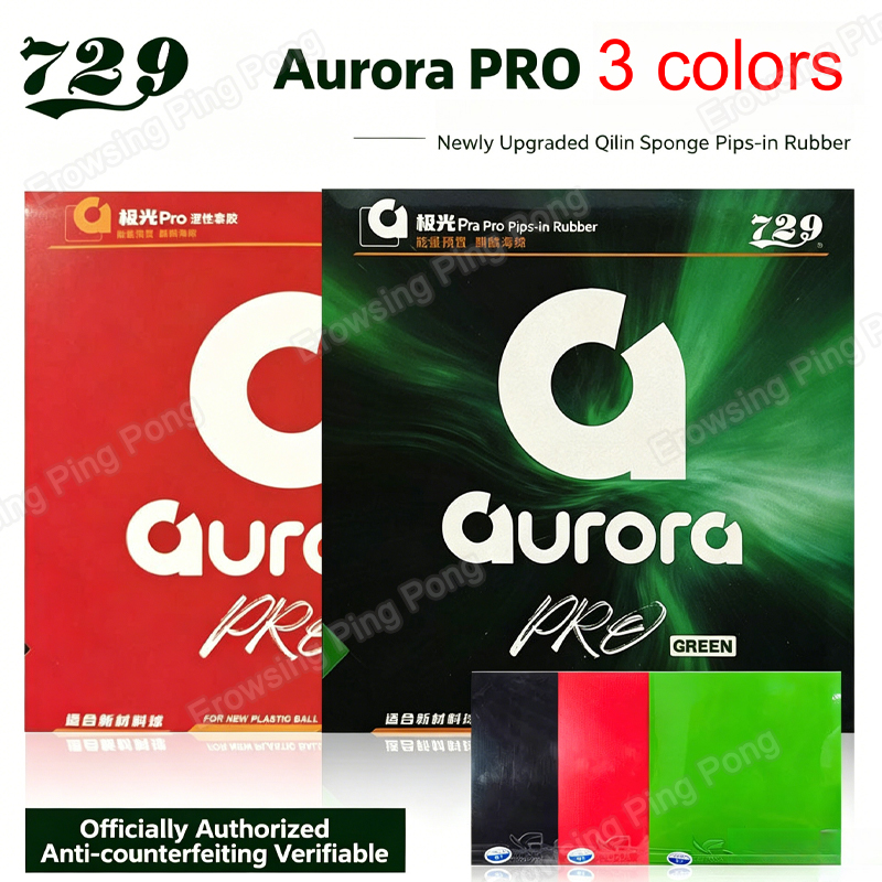 729 AURORA PRO Table Tennis Ru - Table Tennis Backhand recension och pris