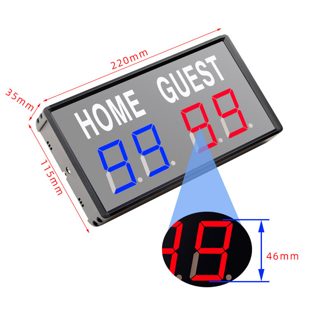 4-Digit LED Electronic Score K - Table Tennis Scoreboard recension och pris