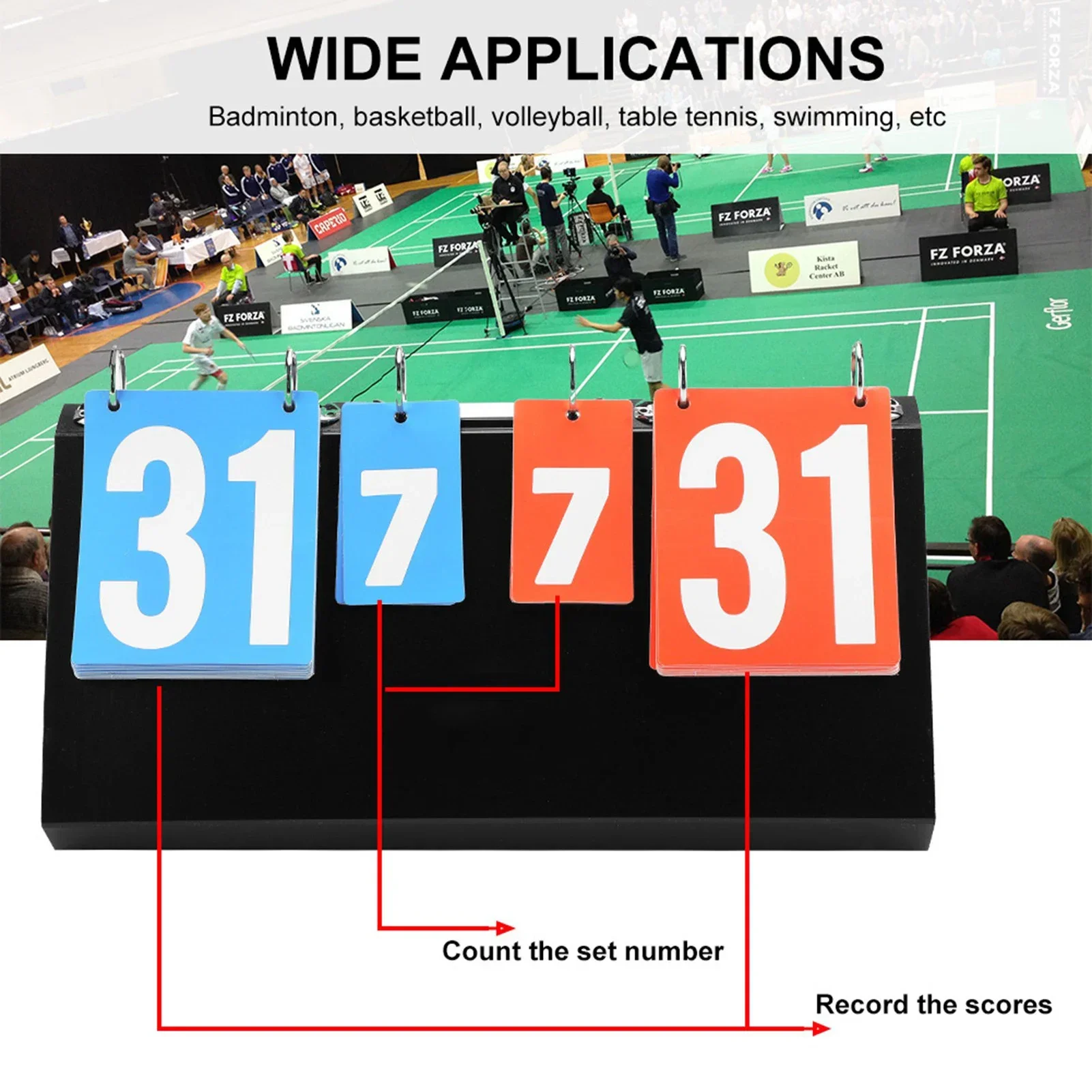 4 Digit Sports Competition Sco - Table Tennis Scoreboard recension och pris