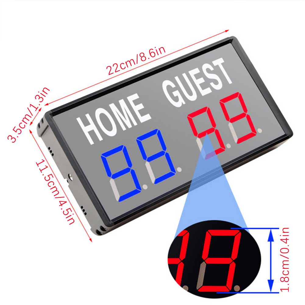 4-Digit LED Electronic Score K - Table Tennis Scoreboard recension och pris