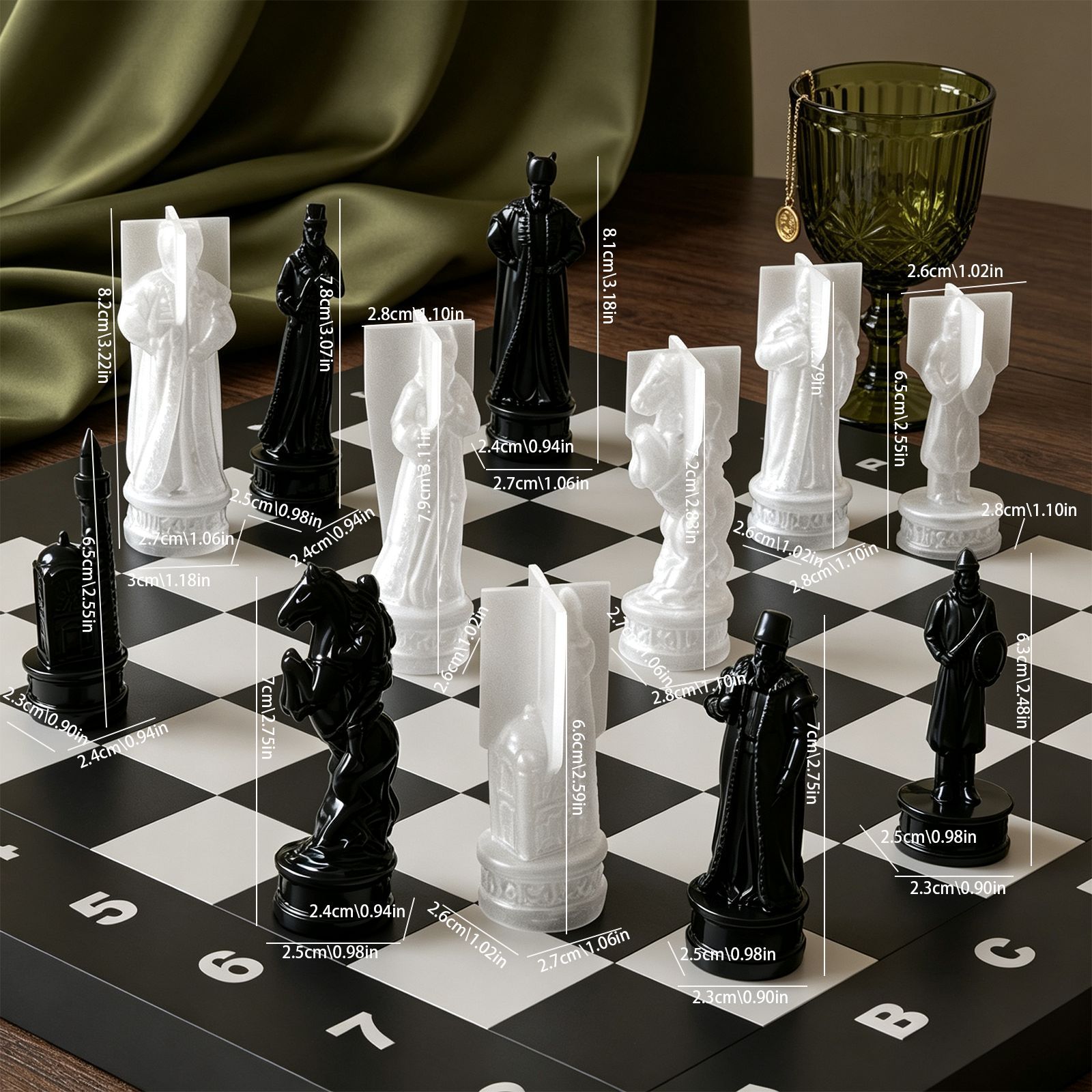 3D Vintage European Chess Piec - Table Tennis European Championship recension och pris