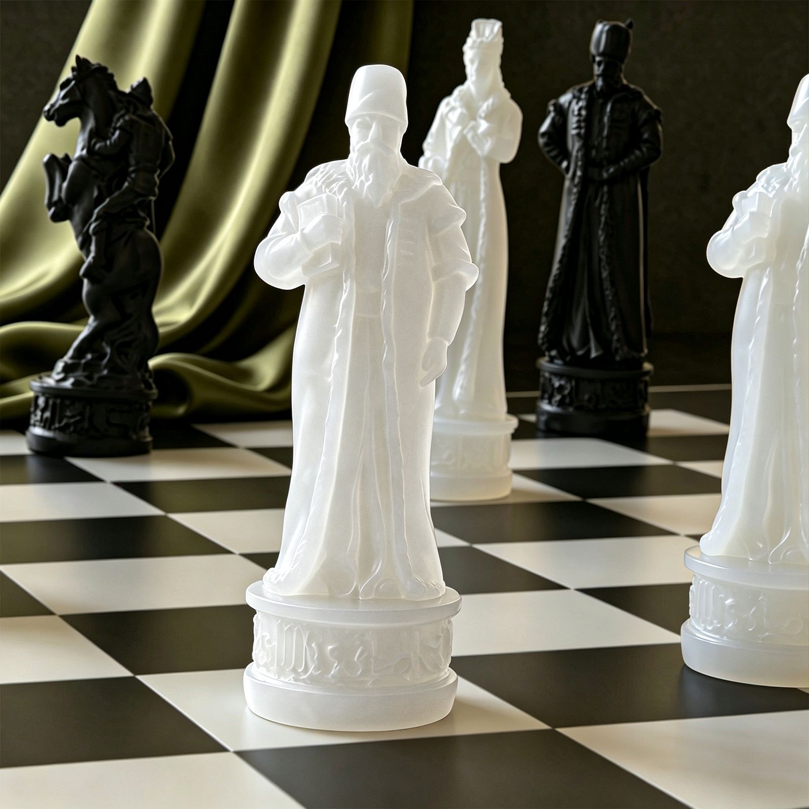 3D Vintage European Chess Piec - Table Tennis European Championship recension och pris