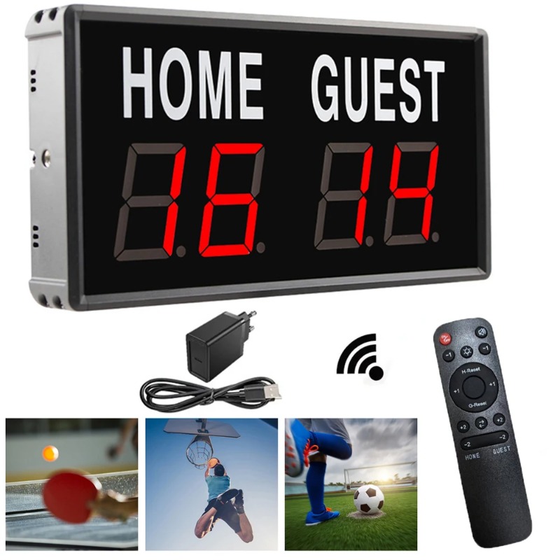 4-Digit LED Electronic Scorebo - Table Tennis Scoreboard recension och pris
