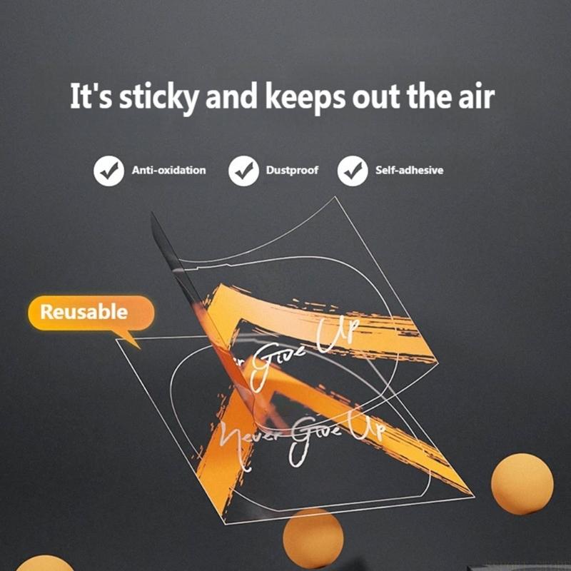 U2JB 2pcs Transparent PVC Film - Table Tennis Is Played With A recension och pris
